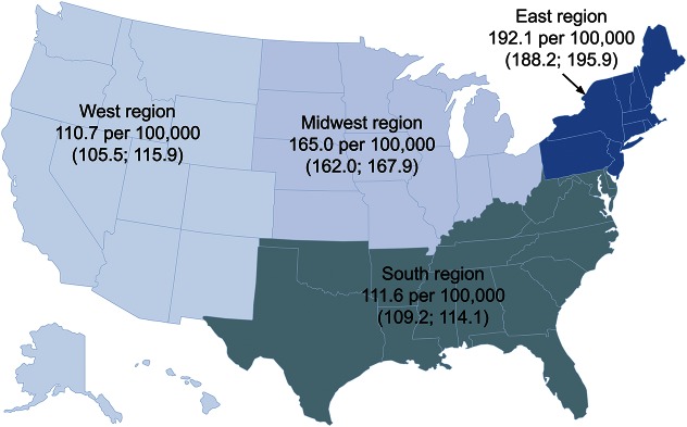 Regional MS Prevalence